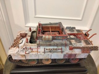 Maqueta Tanque Militar Detallado