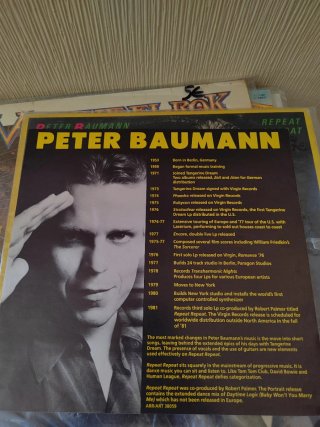 Peter Baumann - Repeat Repeat LP