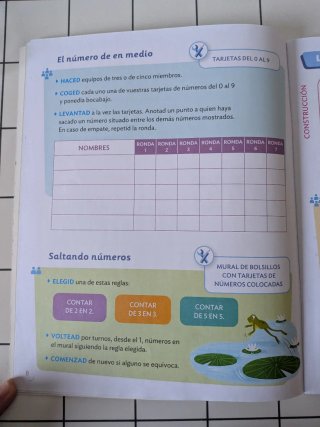 Cuadernillo matemáticas Con las manos