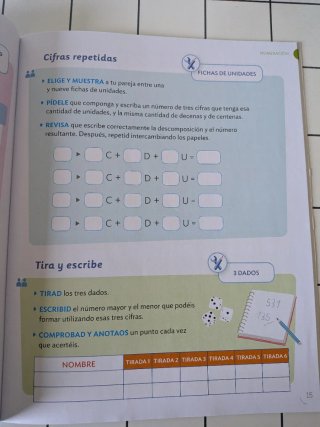 Cuadernillo matemáticas Con las manos