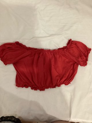 Top Bershka Rojo talla S