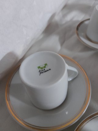 Servizio da Caffè Vintage in Porcellana per 6