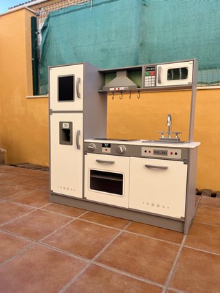 Cocinita Madera Grande + Accesorios