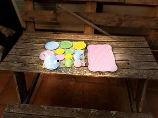 Cocinita Madera Grande + Accesorios
