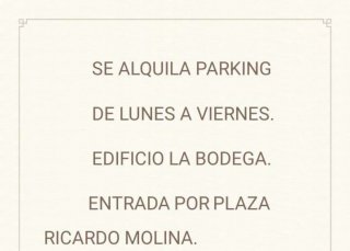 Plaza de Garaje
