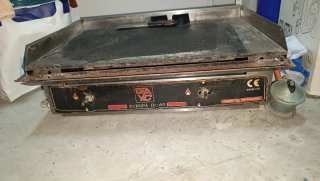 Plancha industrial gas GAYC 60 cm