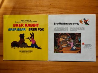 Raro LP Album Disney - Brer Rabbit