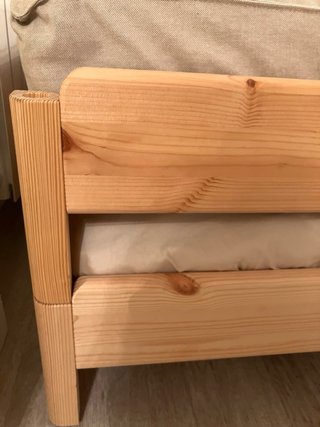 Cama nido apilable IKEA Utåker con 2 colchones