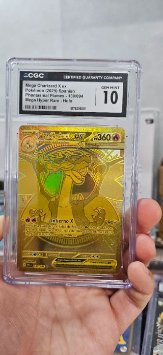 Carta Pokémon Mega Charizard X EX CGC 10