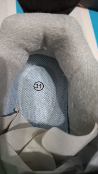 Sneakers bianche e nere Bambino Taglia 31