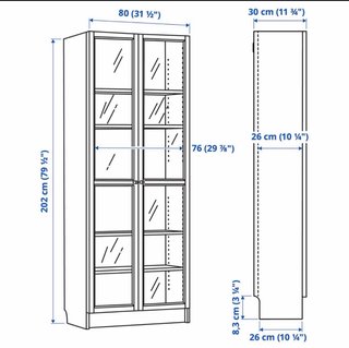 Conjunto Estanterías/Escritorio Ikea Billy/Oxberg