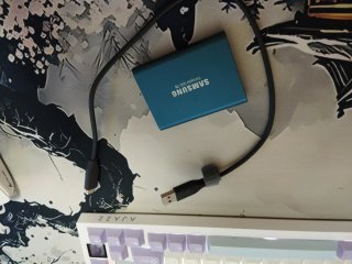 SSD portatile Samsung T5 500GB Blu