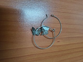 Pendientes Aro Mariposa Plata