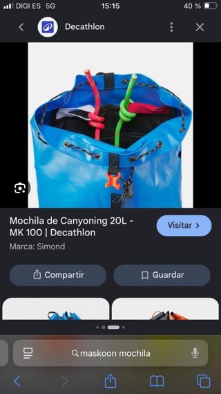 Mochila Maskoon Decathlon