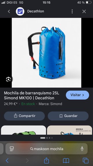 Mochila Maskoon Decathlon