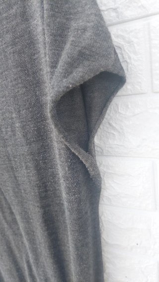 Abito lungo donna grigio taglia L