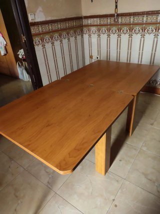 Mesa de madera plegable