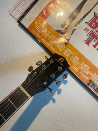 Guitarra Electroacústica VANGOA Negra