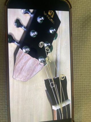 Guitarra Electroacústica VANGOA Negra