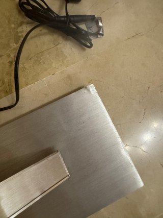 Lámpara LED Curva Plata