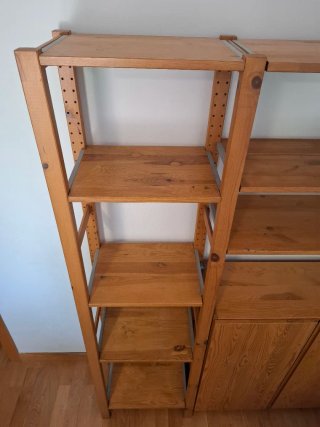 Estantería Ikea IVAR con armario