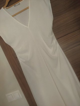 Vestido blanco Zara