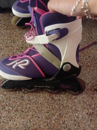 Patines K2 Morados y Rosas