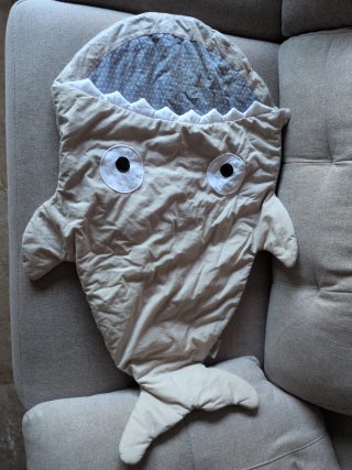 Saco de bebé tiburón