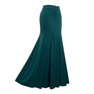 Falda flamenca petróleo con quillas
