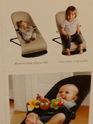 Hamaca Babybjorn con Juguetes , con caja original