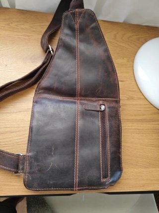 Riñonera JR Leather Piel Marrón