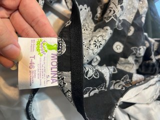 Traje de flamenca Molina negro y blanco