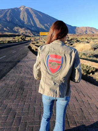 Chaqueta vaquera Arsenal Talla M