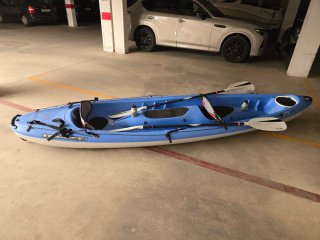 Kayak azul 2 plazas estanco