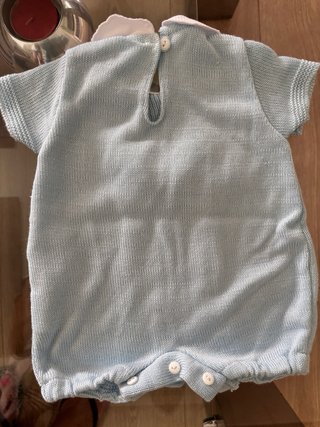 Lote Ranita bebé azul con detalles
