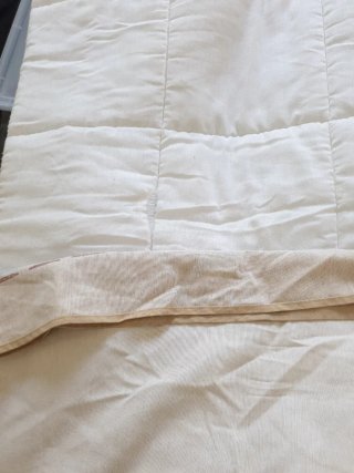 Colcha Cama 90 Beige y Azul