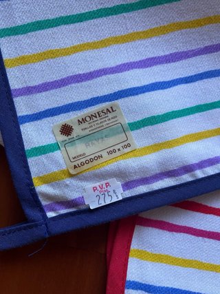 Paños vintage rayas