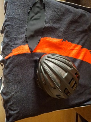 Casco de bicicleta negro mascarilla alemana casco