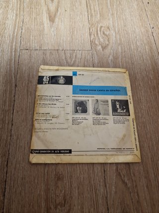 Vinilo 7 Sandie Shaw Canta en Español Eurovision 6
