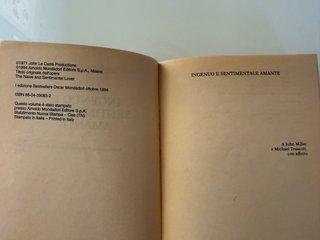 Libro Ingenuo e sentimentale amante John Le Carré