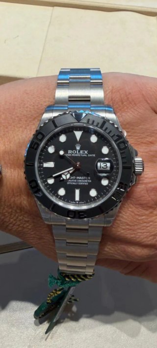Rolex Yacht Master Titanium. Negro