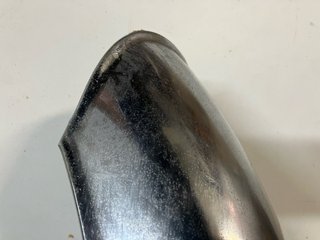 Guardabarros moto cromado