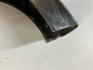 Guardabarros moto cromado