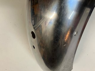 Guardabarros moto cromado