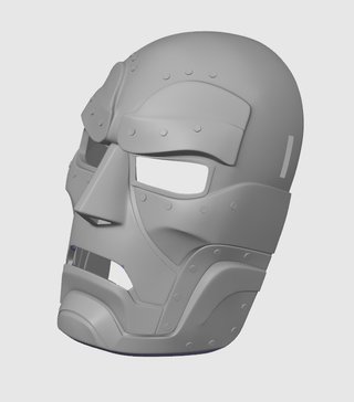 Maschera DR Doom 1:1 Kit Montaggio Cosplay