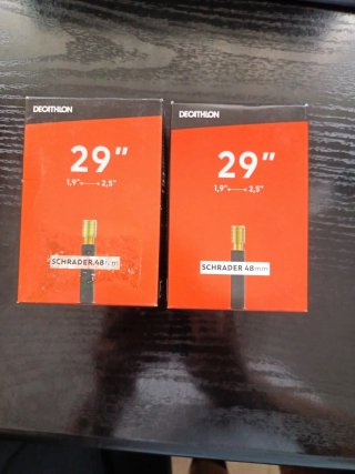 Cámaras MTB 29 1,9-2,5 Schrader 48mm Decathlon