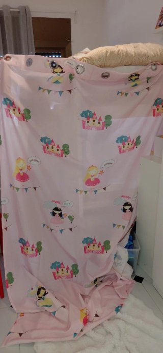 Cortina infantil niña 2 piezas