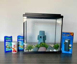 Acuario 15L + Filtro + Termómetro