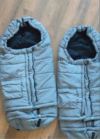 Silla Gemelar Easy Twin 3 Gris + 1 capazo + 2sacos