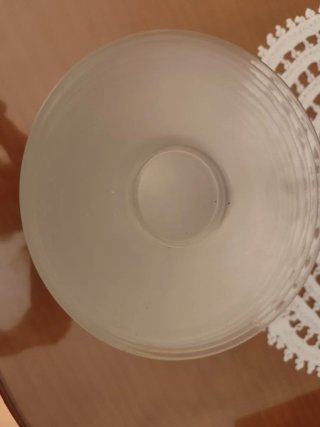 18 Platos de cristal transparentes